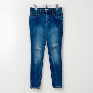 Jessica Simpson Blue High Rise Skinny Jeans Dark Wash